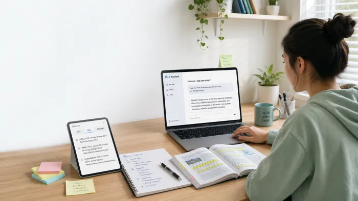 AI for Students: Essay Drafting, Citation Help, and Study Notes