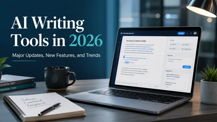 AI Writing Tools in 2026: Major Updates, New Features, and Trends