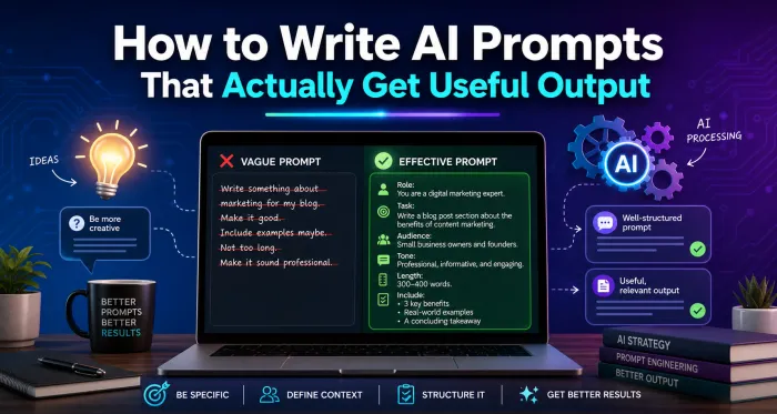 How to Write AI Prompts That Actually Get Useful Output