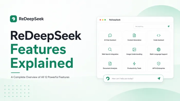 RedeepSeek Features Explained: A Complete Overview
