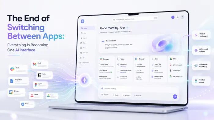 The End of Switching Between Apps: Everything Is Becoming One AI Interface